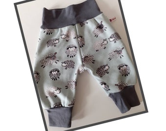 pantalones bomba de peluche talla 56 oveja menta