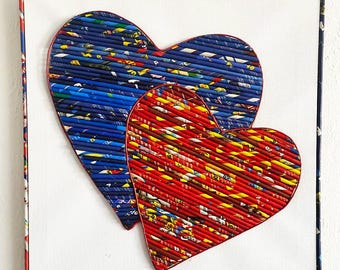 Herz-Wandbild