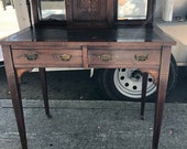 Antique English Rosewood Ladies Writing Desk Satinwood Inlay