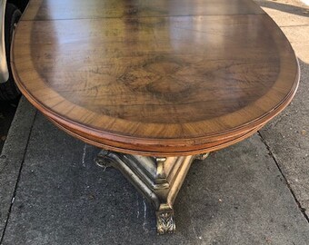 12 seater table oak antique style walnut 12 seater dining table silver base leafs vintage seater table etsy 12 seater table oak antique style walnut 12 seater dining table silver base leafs vintage seater table etsy