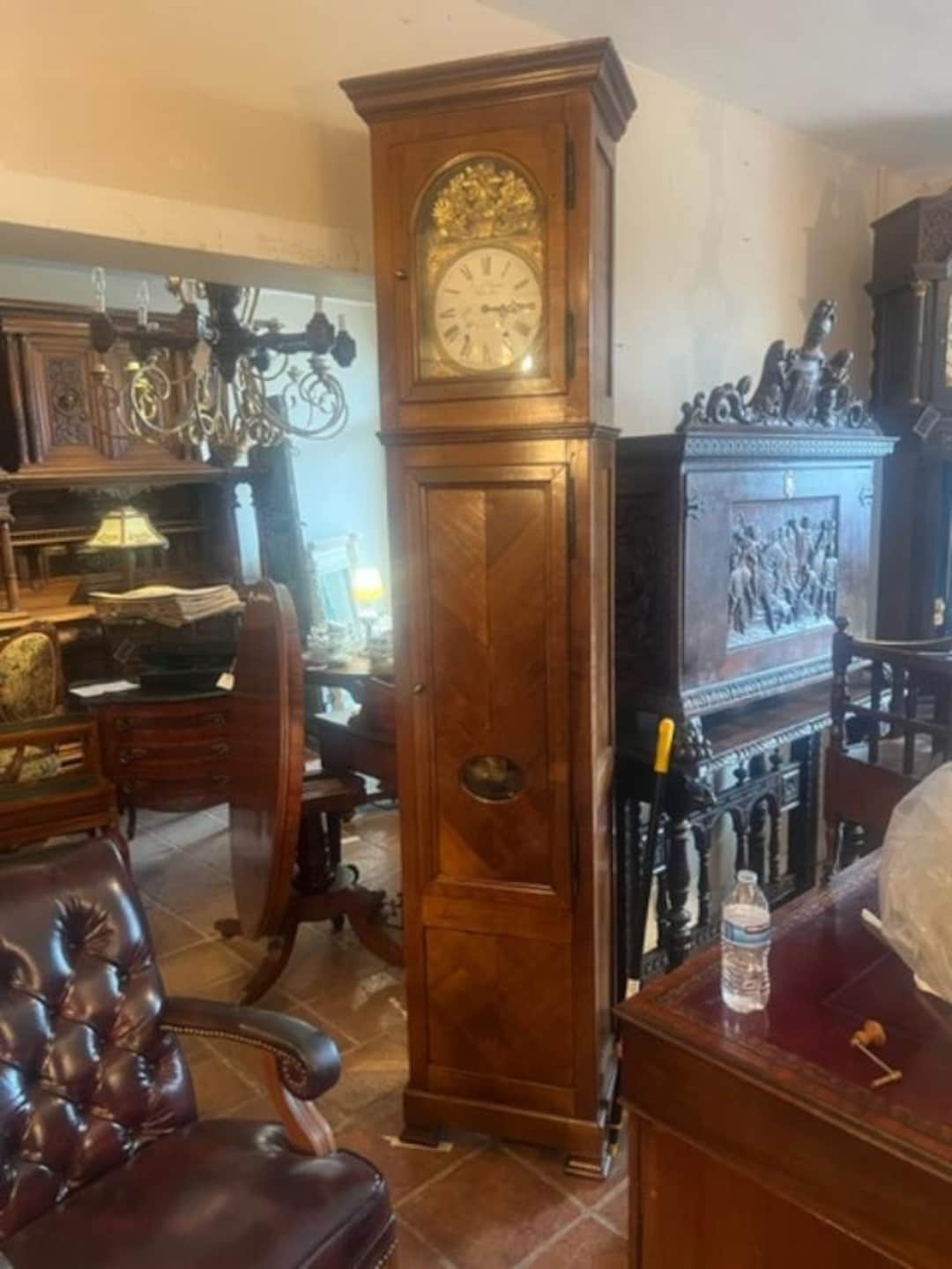 Antique Grandfather Clock, Longcase, French Morbier, Etsy