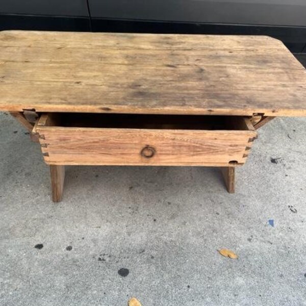 Antique Coffee Table Etsy