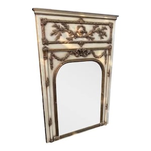 French Style Trumeau Mirror