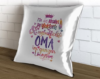 Decorative pillow For the absolutely most perfect grandma