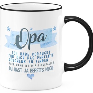 FunTasstic Mug Grandpa - I tried to find the perfect gift for you Coffee mug printed on both sides office