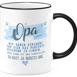 Taza FunTasstic Grandpa: tratamos de encontrar el regalo perfecto para ti Taza de café impresa en ambos lados de la oficina