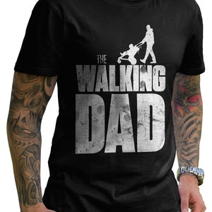 Men's T-Shirt Basic The Walking Dad Father's Day gift for cool daddies image 3