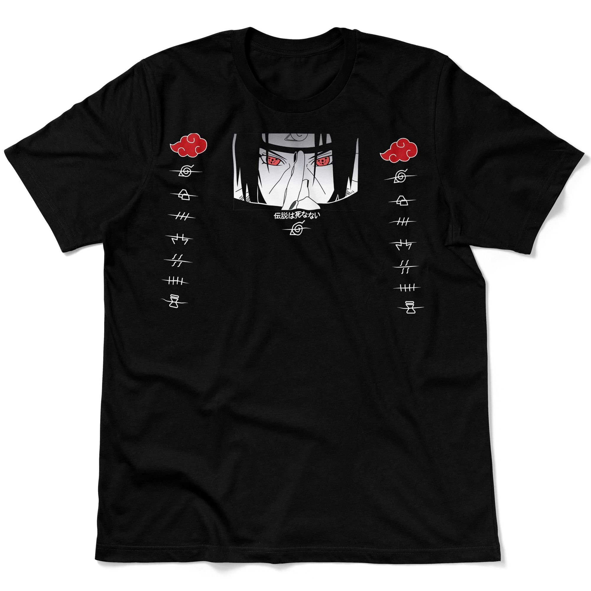 Discover Stylotex Basic T-Shirt Itachi Anime Short Sleeve Shirt for Men | Gifts