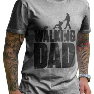 Men's T-Shirt Basic The Walking Dad Father's Day gift for cool daddies image 2