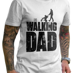 Men's T-Shirt Basic The Walking Dad Father's Day gift for cool daddies image 4