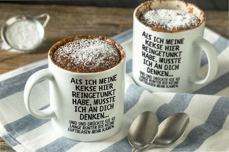 Tazza FunTasstic Quando ho inzuppato i miei biscotti qui dentro... tazza da caffè stampata su entrambi i lati dell'ufficio immagine 5