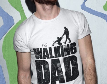 Herren T-Shirt Basic The Walking Dad Vatertagsgeschenk für coole Papis