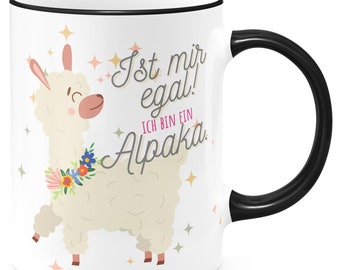 FunTasstic Mug I Don't Care I'm An Alpaca v2 Tazza da caffè Ufficio a doppia faccia