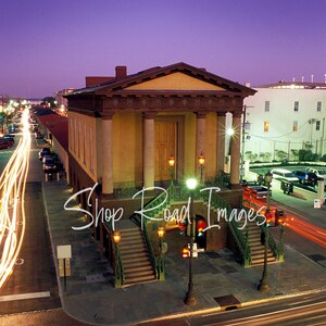 The Market at Night Charleston SC - FREE SHIPPING - Photo Print Canvas Gallery Wrap Wall Art Décor Home Living Office