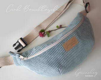 Corduroy bum bag, small tote bag, corduroy shoulder bag, vintage bag, corduroy bum bag, banana bag, corduroy children's bag