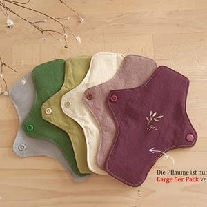 Leinen Stoffbinde, Damenbinde, Nachhaltige Binden, Slipeinlage