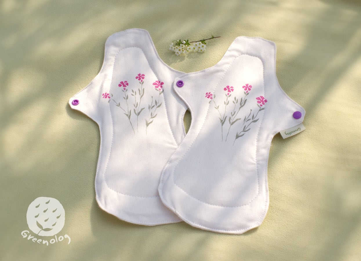 Fabric pads sanitary pads sanitary napkins night bandage Etsy.de