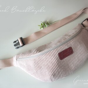 Bauchtasche aus Cord, Vintage Tasche, Bananentasche, Cord Bauchtasche, Schultertasche aus Cord