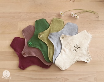 Baumwolle Stoffbinde, Damenbinde, Nachhaltige Binden, Slipeinlage