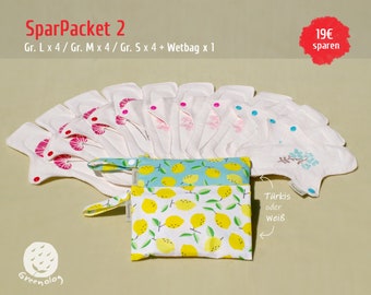 Fabric pad, sanitary pads, sanitary napkin Sparpacket 2