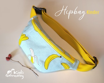 Heuptasje bananen, heuptasje, heuptasje, heuptasje, crossbody, schoudertas, heuptasje, kindertasje, bananentasje