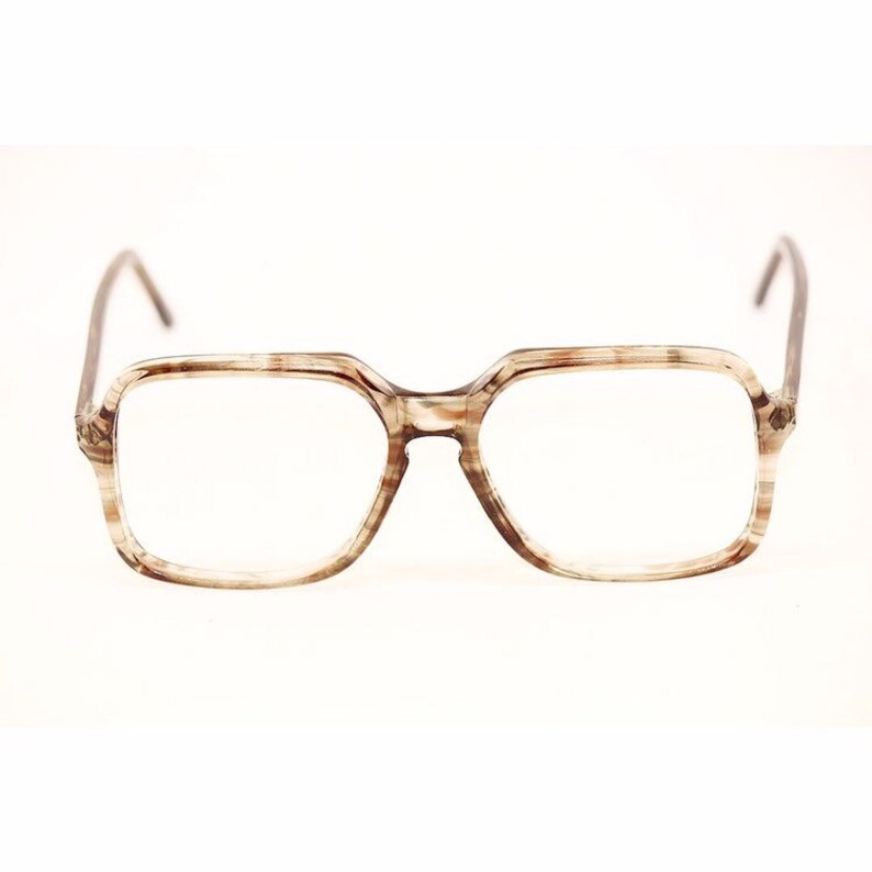 brown geek glasses