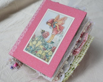 Feen Junk Journal, Journal, Blumen, Junk Journal, handgemacht, Notizbuch, Tagebuch, Buch, Fee, Feen, wunderlich, Unikat, ckiritta