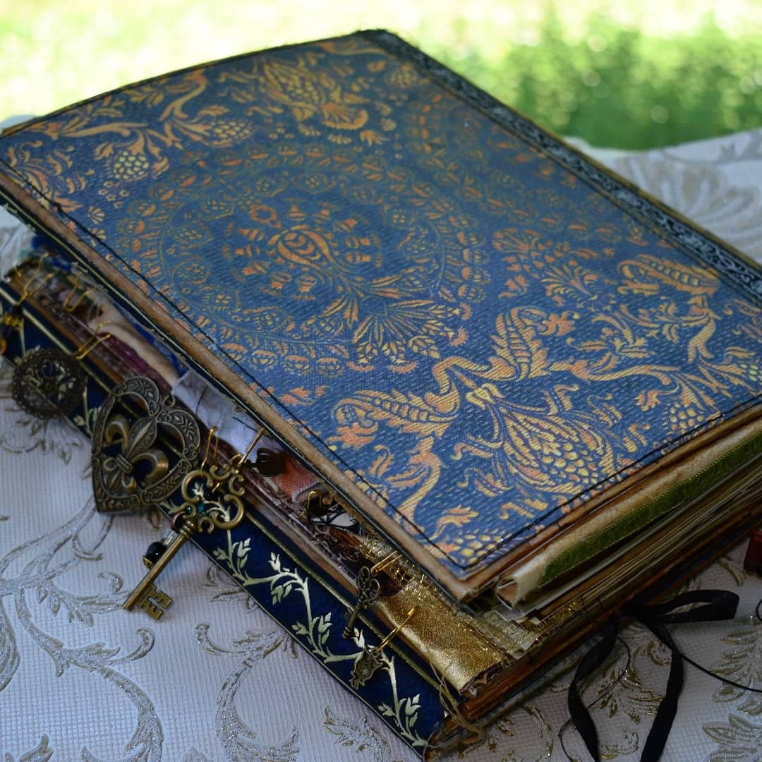 Renaissance Junk Journal Medieval Handmade Scrapbook Etsy
