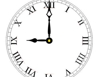 clock face etsy