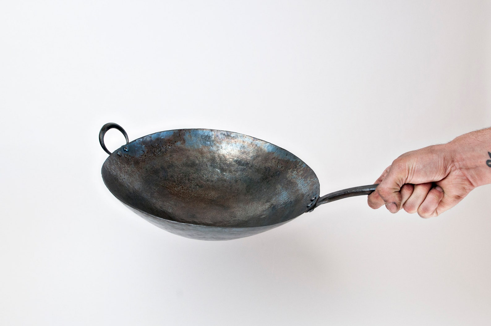 Hand 12 Round Bottom Carbon Steel Wok Etsy Singapore