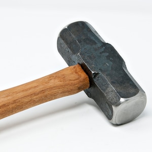 Forged 3lb Sledge Hammer Blacksmithing Hammer Forging Hammer Blacksmith Hammer