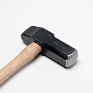 2.25lb Bladesmith&#39;s Forging Hammer Blacksmithing Raising Hammer Dog Head Hammer