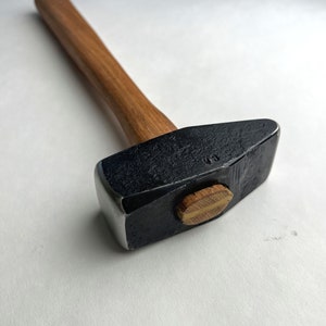 German Style 2.25 pound Blacksmith Forging Hammer Cross Pein