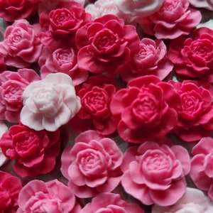 Sugar roses 65 pieces cake decoration cake decoration flowers edible cake decoration wedding baptism birthday