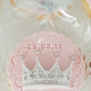 3D cookies Prince Princess 5 pieces