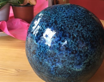 Ceramic ball blue frostproof 15 cm