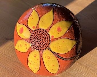 Ceramic ball flower summer aster