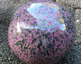 Ceramic Ball Wild Mallow 13 cm