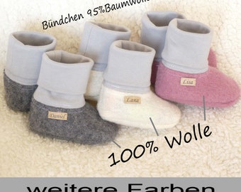 Baby shoes wool walk with name crawling shoes walking shoes baby gift