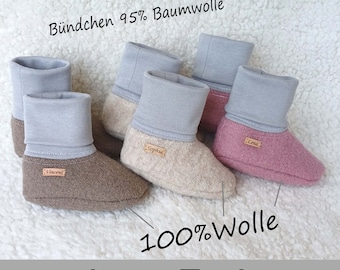 Babyschuhe Wollwalk mit Namen Krabbelschuhe Walkschuhe Babygeschenk