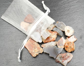 Scottish Agates Bag - Tumbled Stones | Polished Stones | Scottish Gemstones