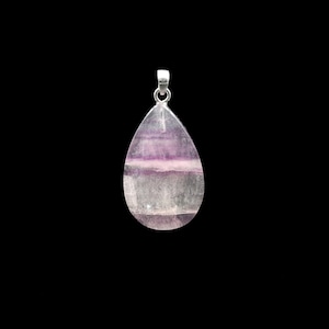 Fluorite Gemstone Pendant - Handmade in Germany