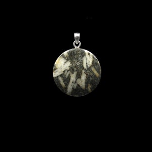 Andesite Porphyry Pendant - Handmade | Volcanic Rock Jewelry