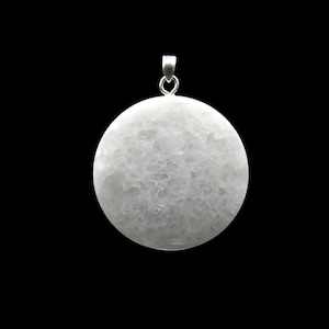 Smokey Crystal Marble Pendant - Handmade in Germany | Grey Marble