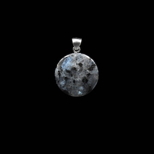 Blue Larvikite Pendant - Small | Handmade