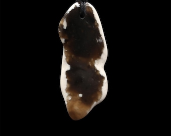German North Sea Flint Pendant - Handmade | One of a kind