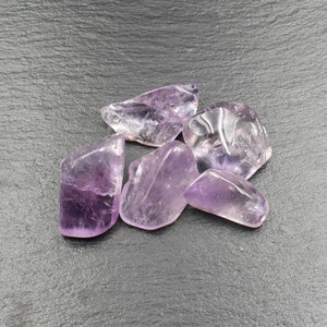 5x Amethyst Tumbled Stones