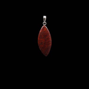Scottish Red Jasper Pendant - Handmade | Scottish Gemstones | Scottish Highlands