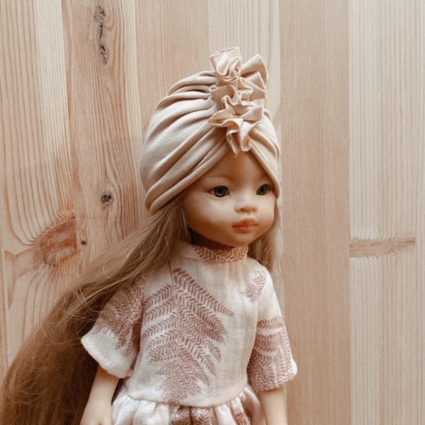 hat for Las Amigas doll 32 cm Paola Reina 32 cm clothes for doll 32 cm puppenkleidung 32 cm turban hat