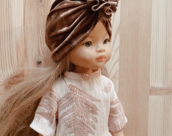 hat for Las Amigas doll 32 cm Paola Reina 32 cm clothes for doll 32 cm puppenkleidung 32 cm turban hat